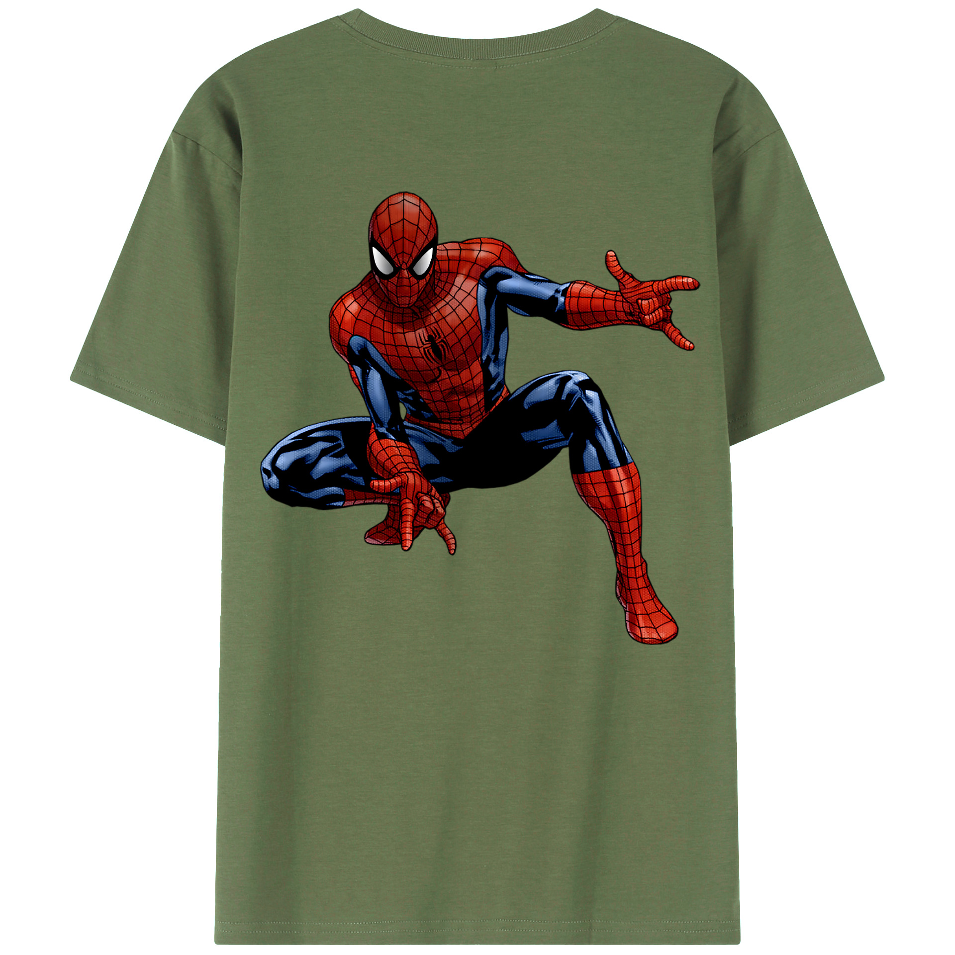 （画像用） アベンジャーズ The Avengers 綿100％ メンズ半袖Tシャツ（バックプリント） 通気性